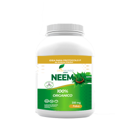 Polvo Orgánico de Hojas de Neem 500gm (2 botes de 250 gm)