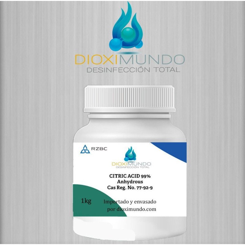 Ácido Cítrico 99.9% 500g Grado Alimenticio Importado