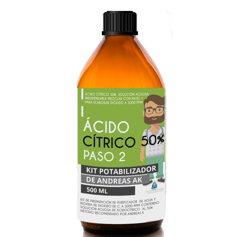 Ácido Cítrico 50% 500ML